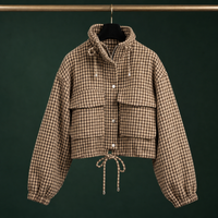 Fenna-Rose Houndstooth Utility Jacket