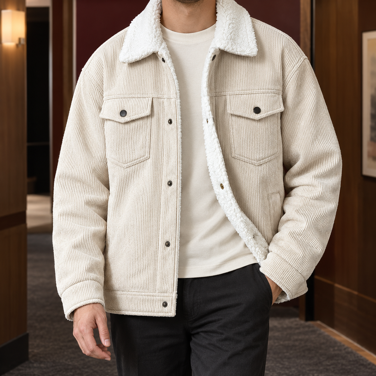 Mortimer-Miles Cashmere-Feel Jacket