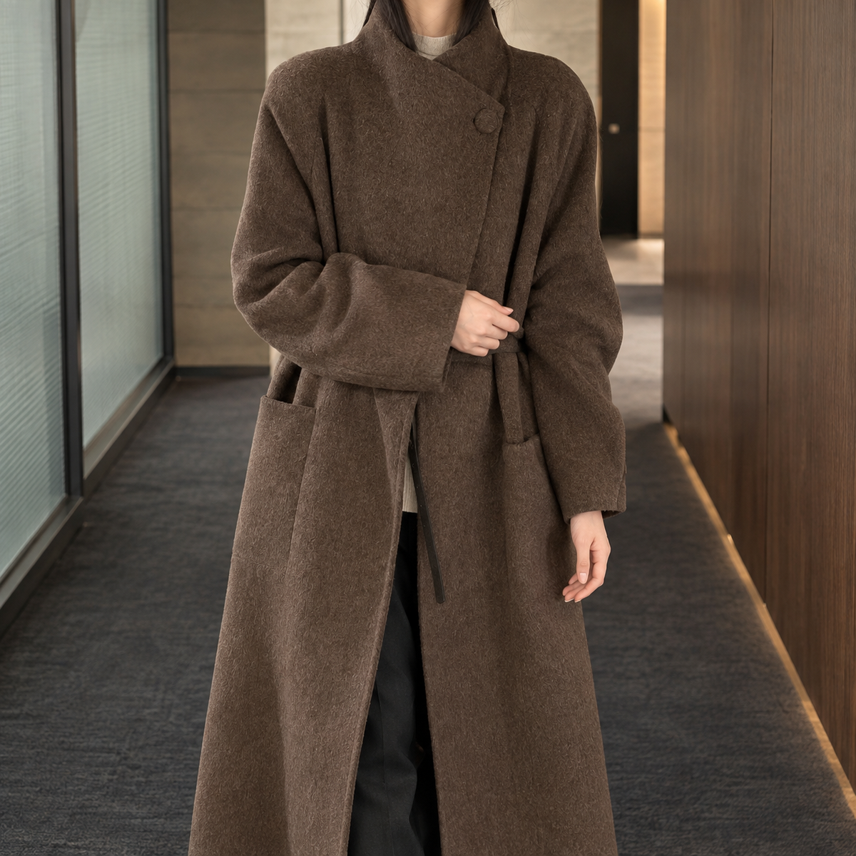 Carina-Kate Asymmetric Coat