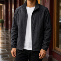 Matthias-Grant Stand Collar Jacket