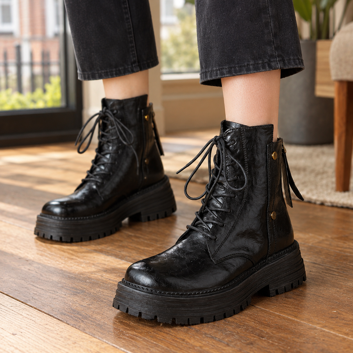 Caprera-Arezzo Lace-Up Boots