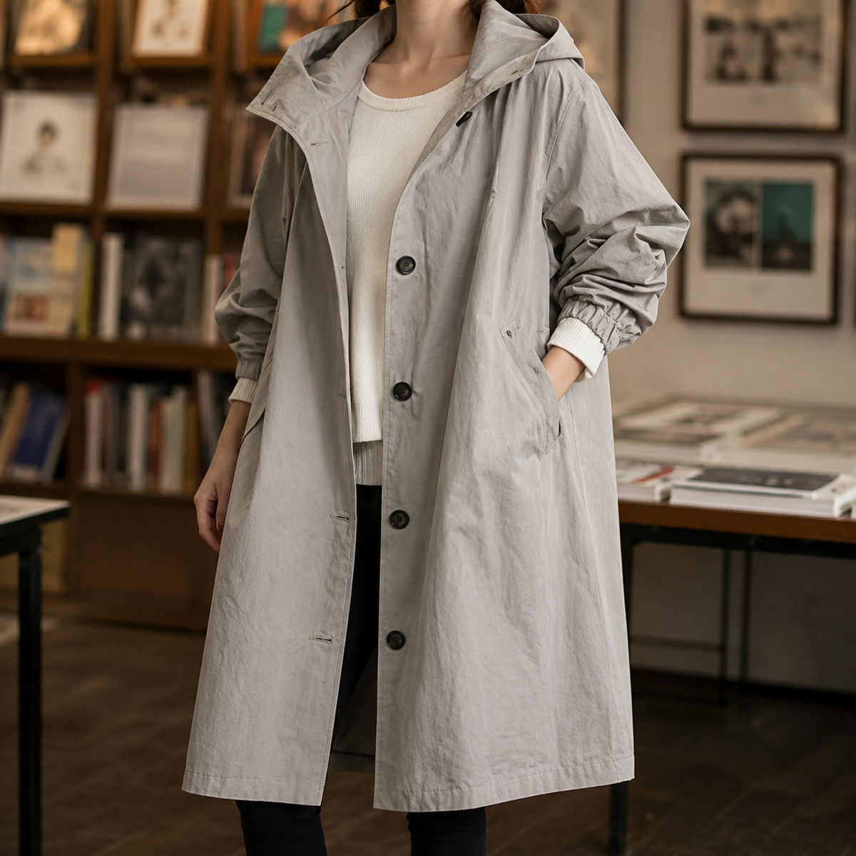 Aimee-Rose Hooded Coat