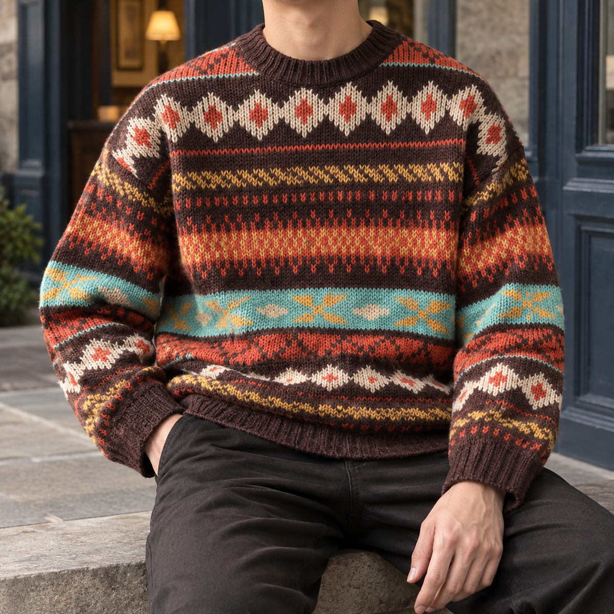 Reece Fair Isle Sweater