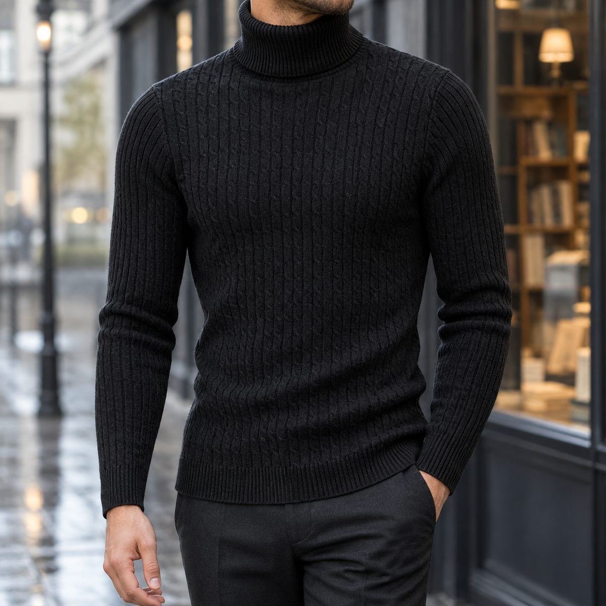 Laurent Turtleneck Sweater