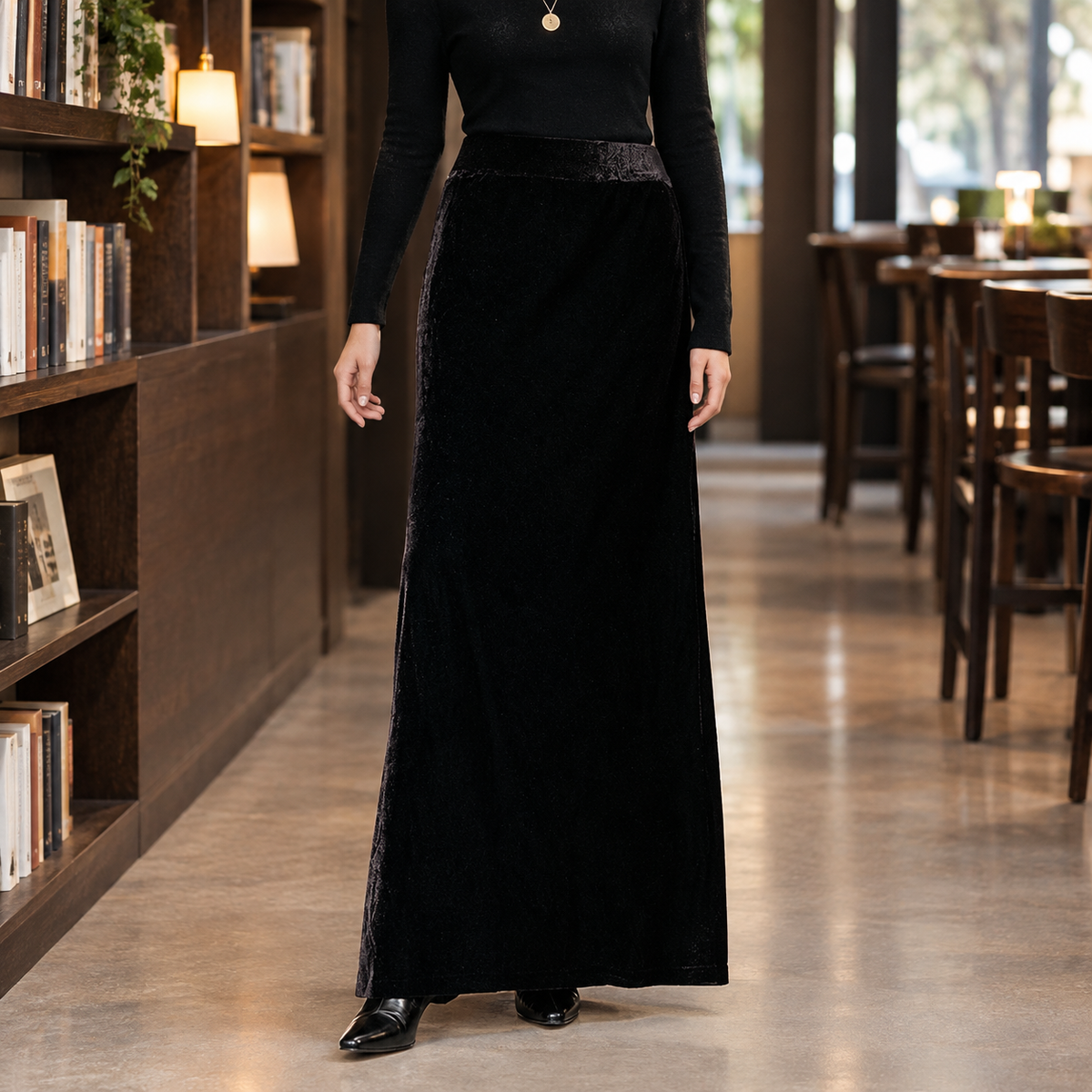 Rosalie-Rae Velvet Skirt
