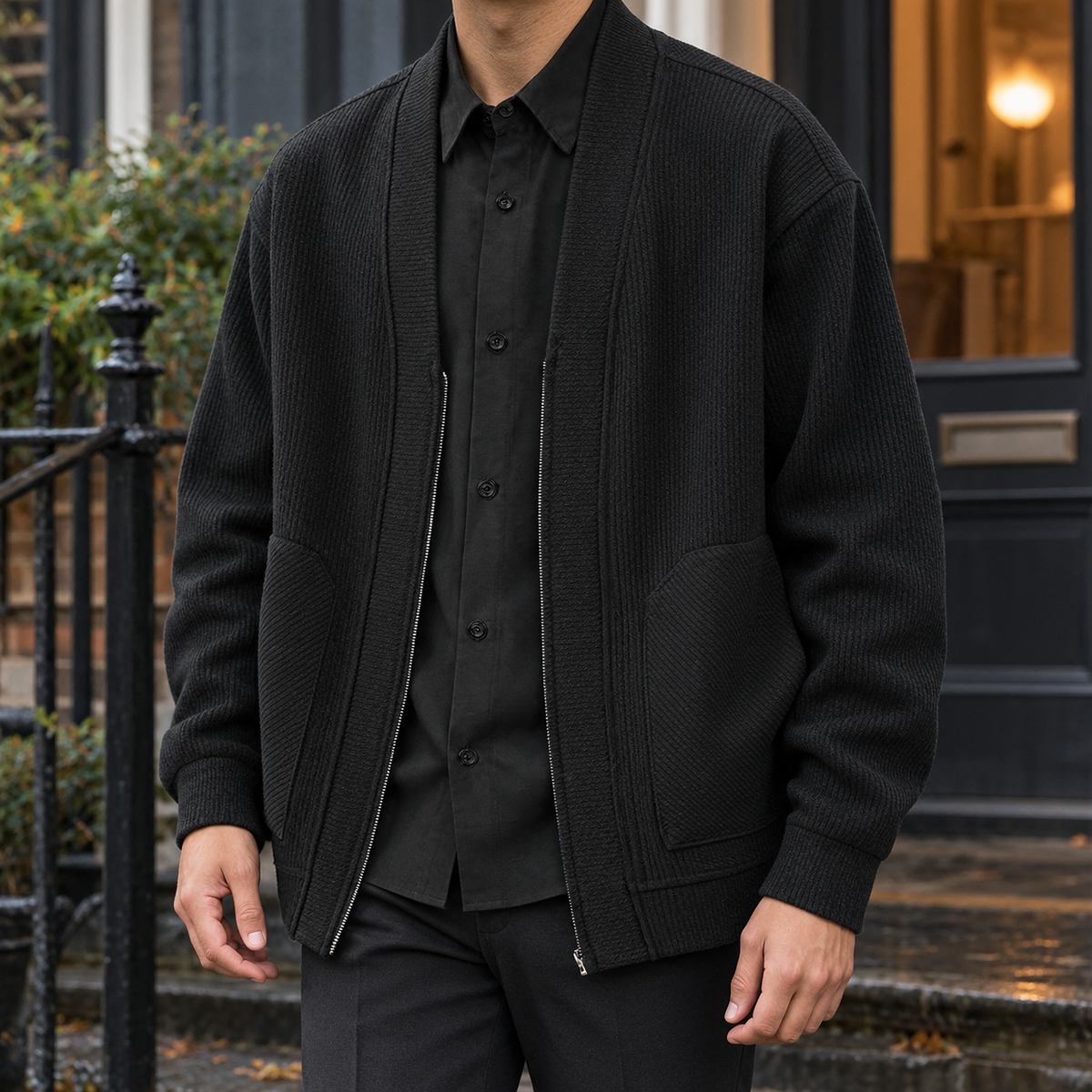 Clement-James Ribbed Jacket