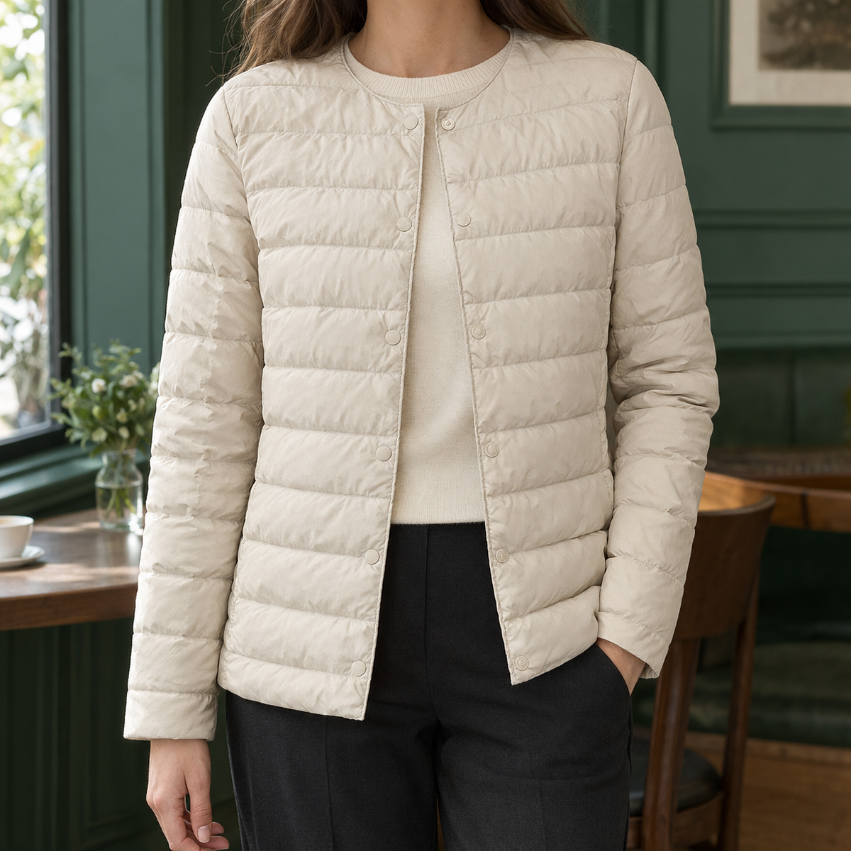 Hyacinth-Elise Quilted Jacket