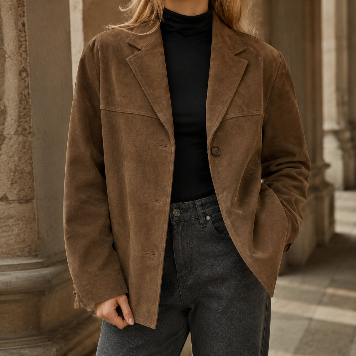 Tabitha-Skye Faux Suede Jacket