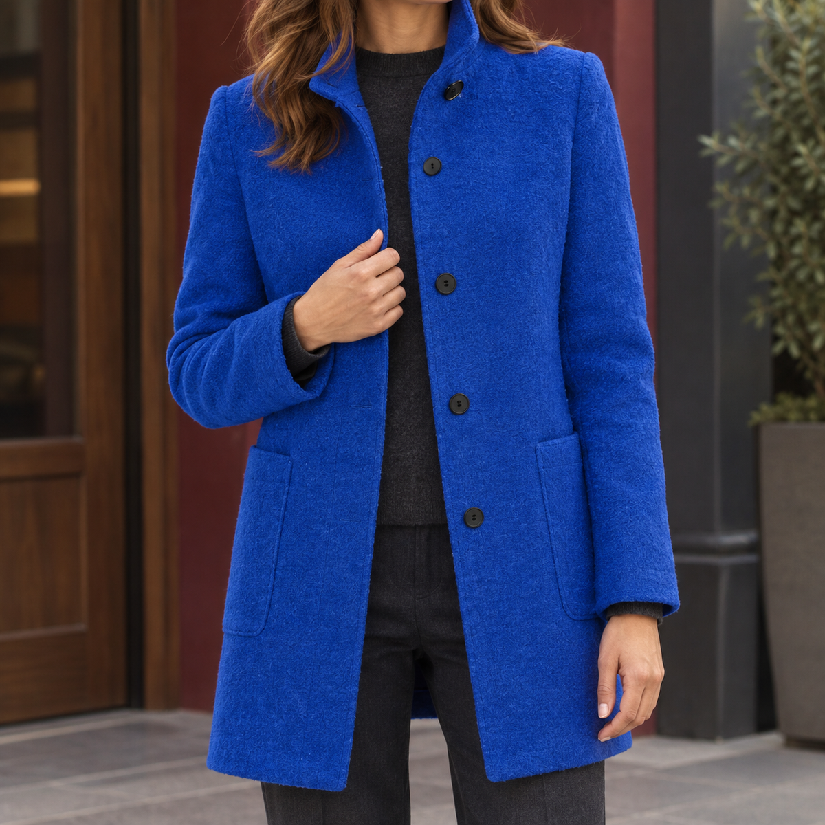 Becca Stand Collar Coat
