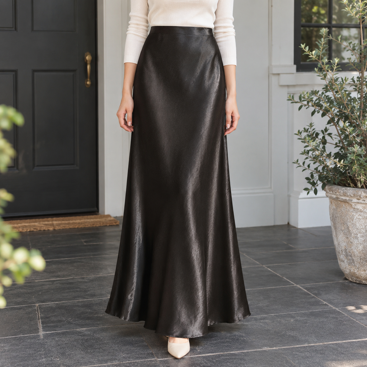 Molly Fluid Maxi Skirt