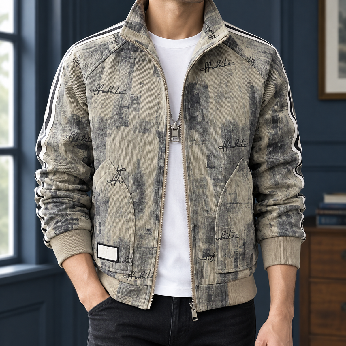 Gareth Printed Jacket