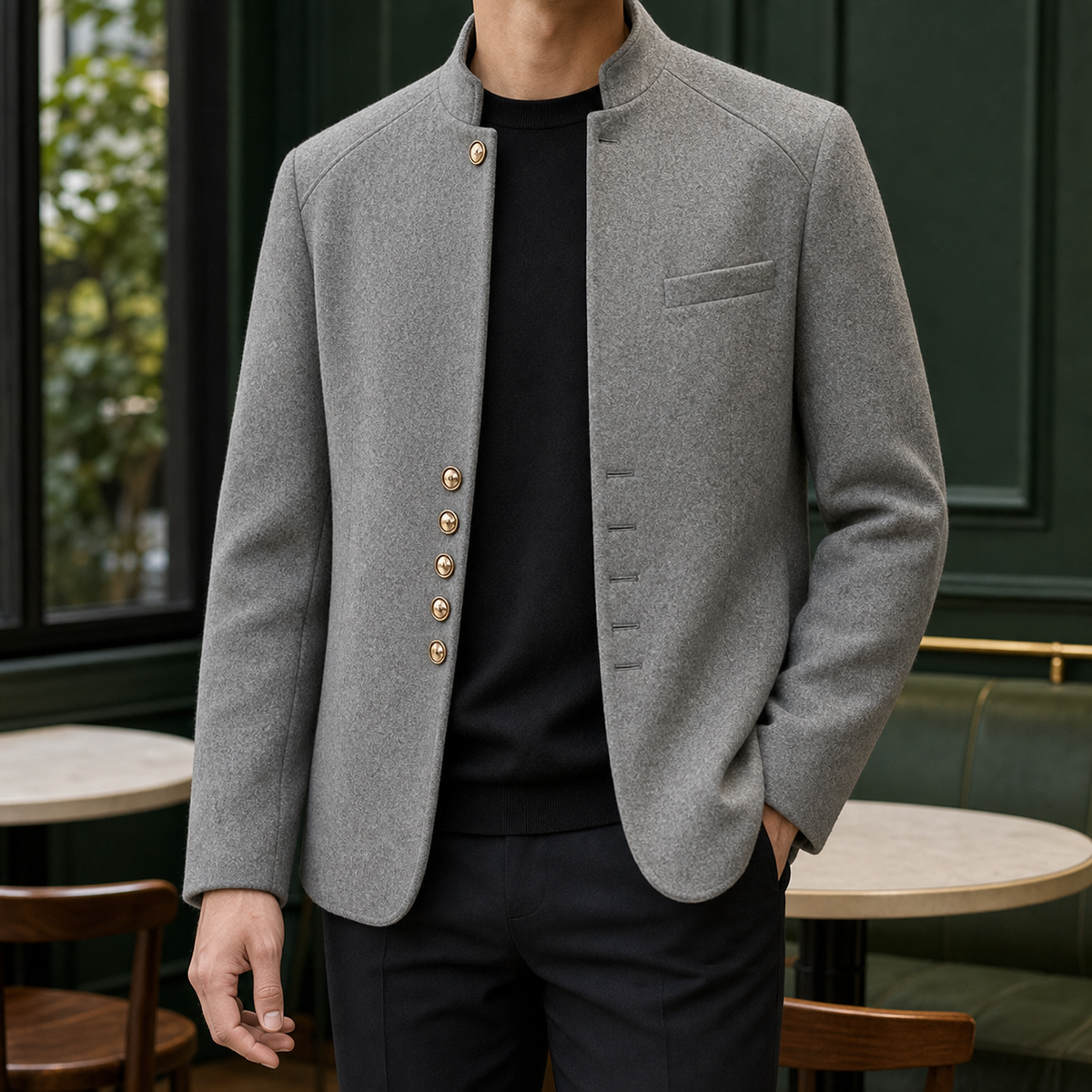 Audric Stand Collar Jacket