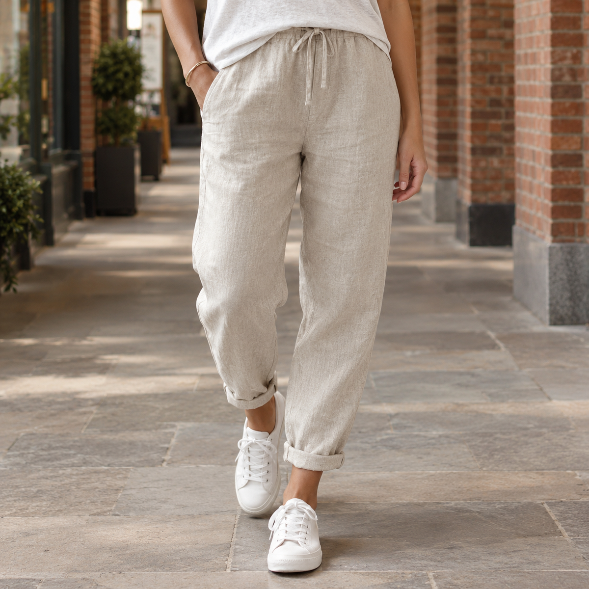 Tamsin-Claire Drawstring Pants