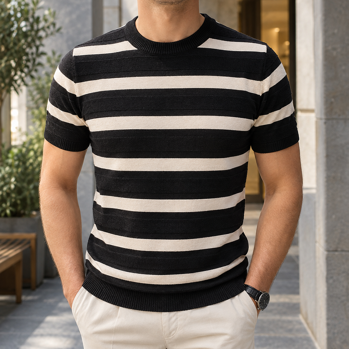 Simon Striped Sweater