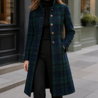 Elena-Elise Tartan Coat