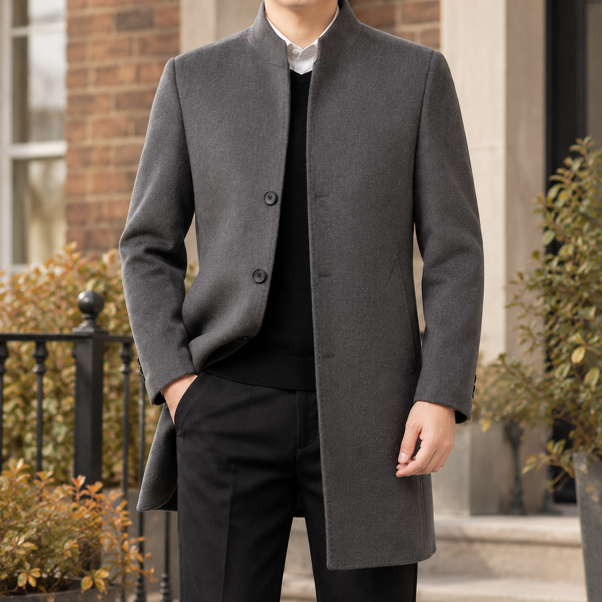 Duarte Cashmere-Feel Coat