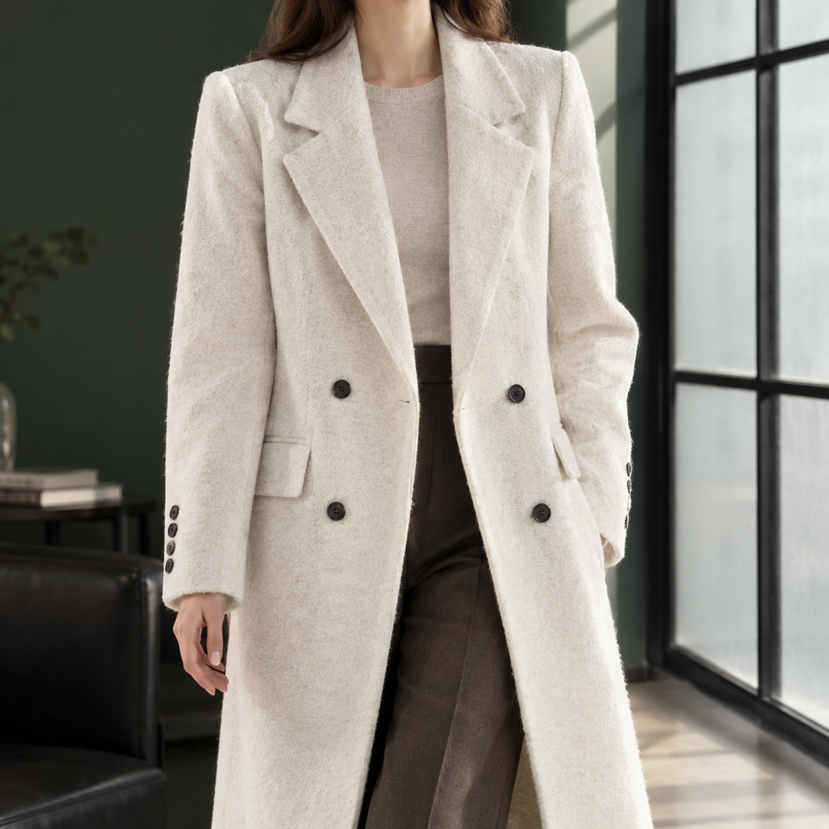 Leah-Grace Wool Coat