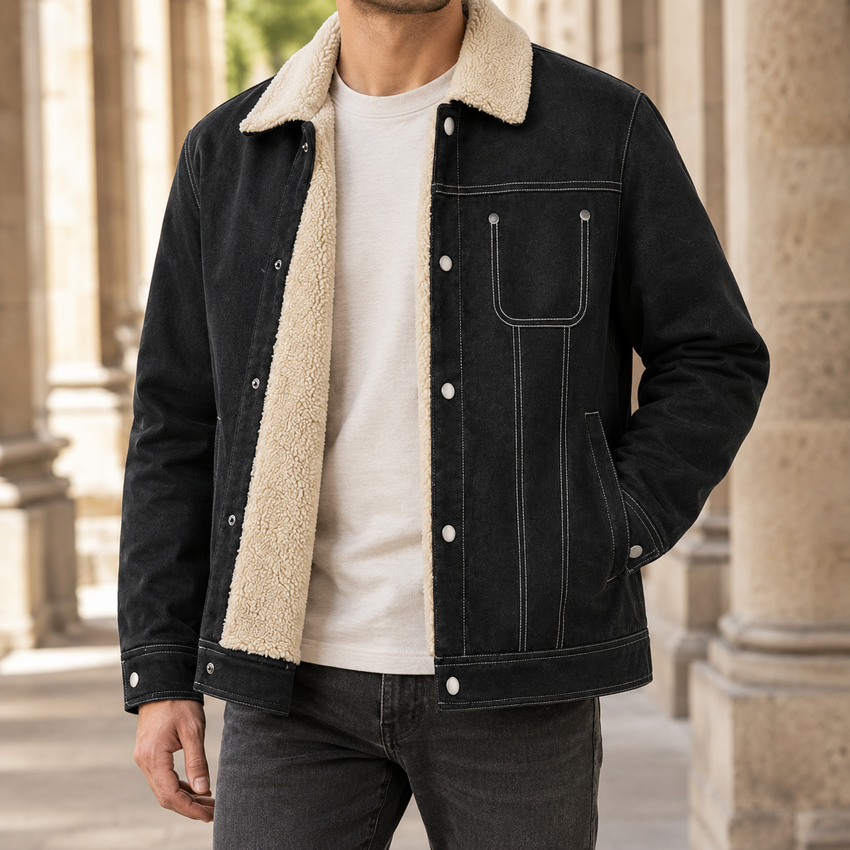 Ernest-Wren Fleece-Lined Jacket