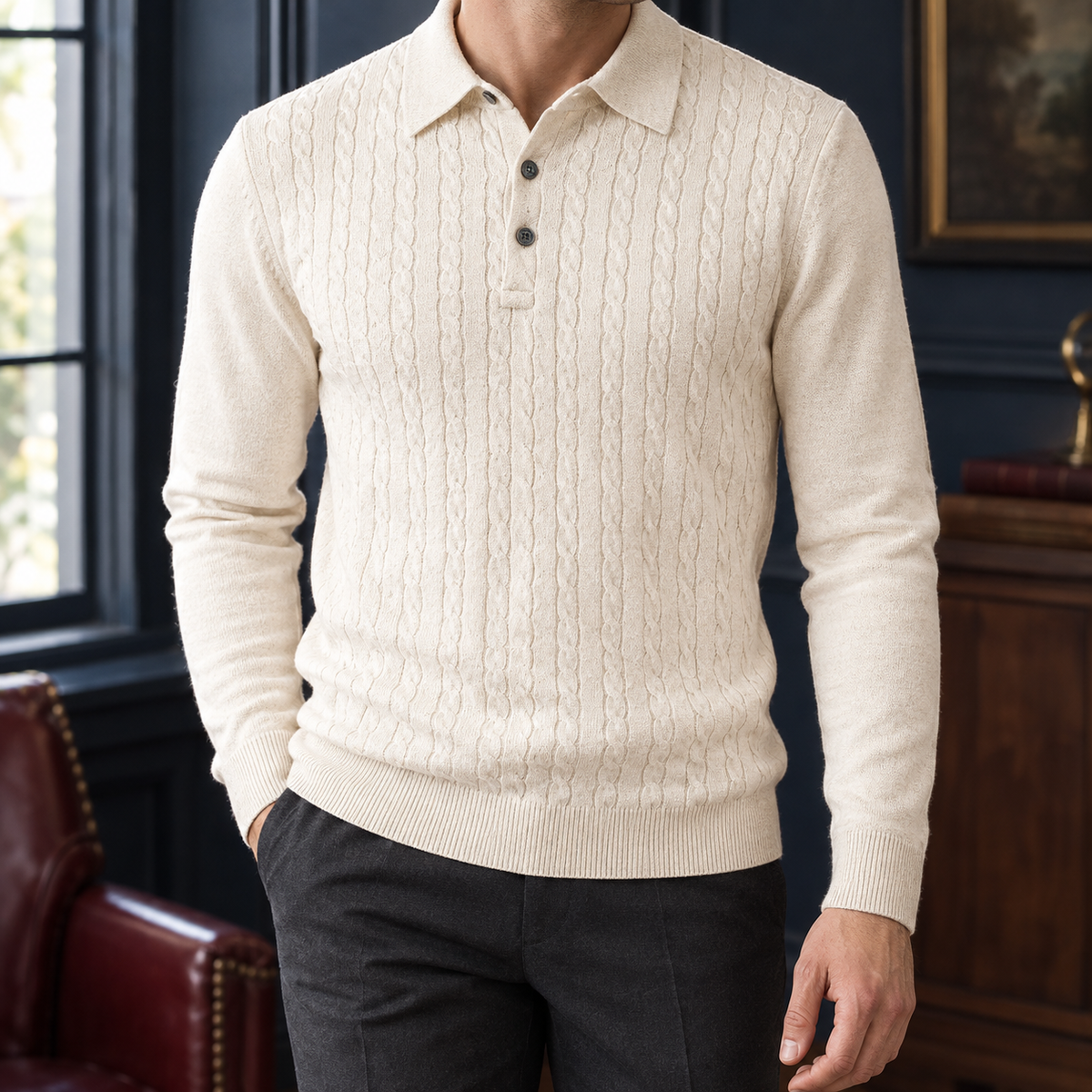 Lucas Cable Knit Sweater