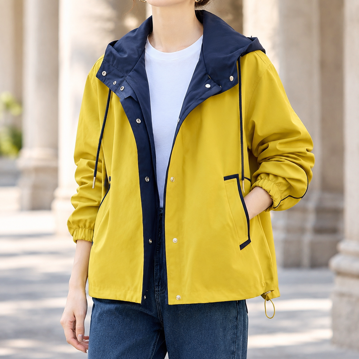 Halcyon-Louise Color Block Jacket