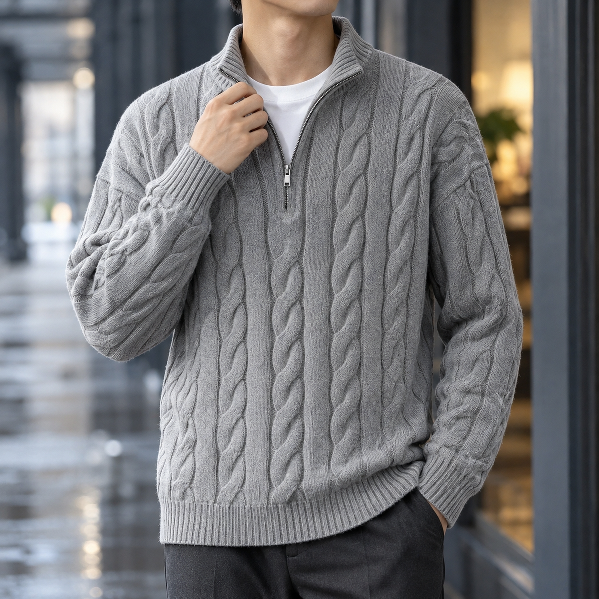 Noah Cable Knit Sweater