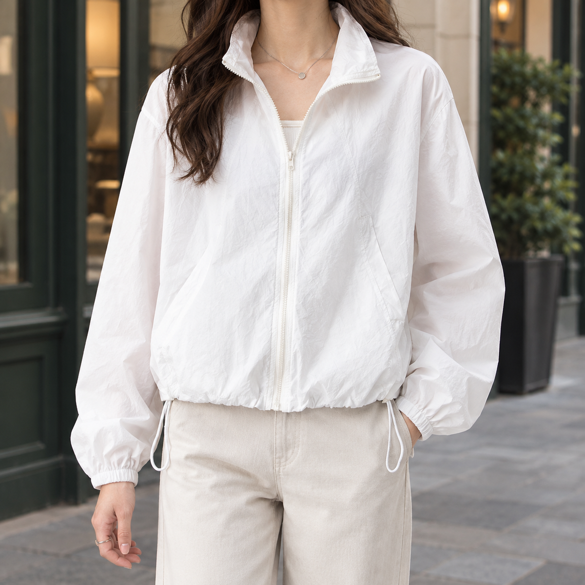 Eva-Eve Relaxed Zip Jacket