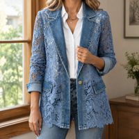 Carmen-Elise Lace Panel Jacket