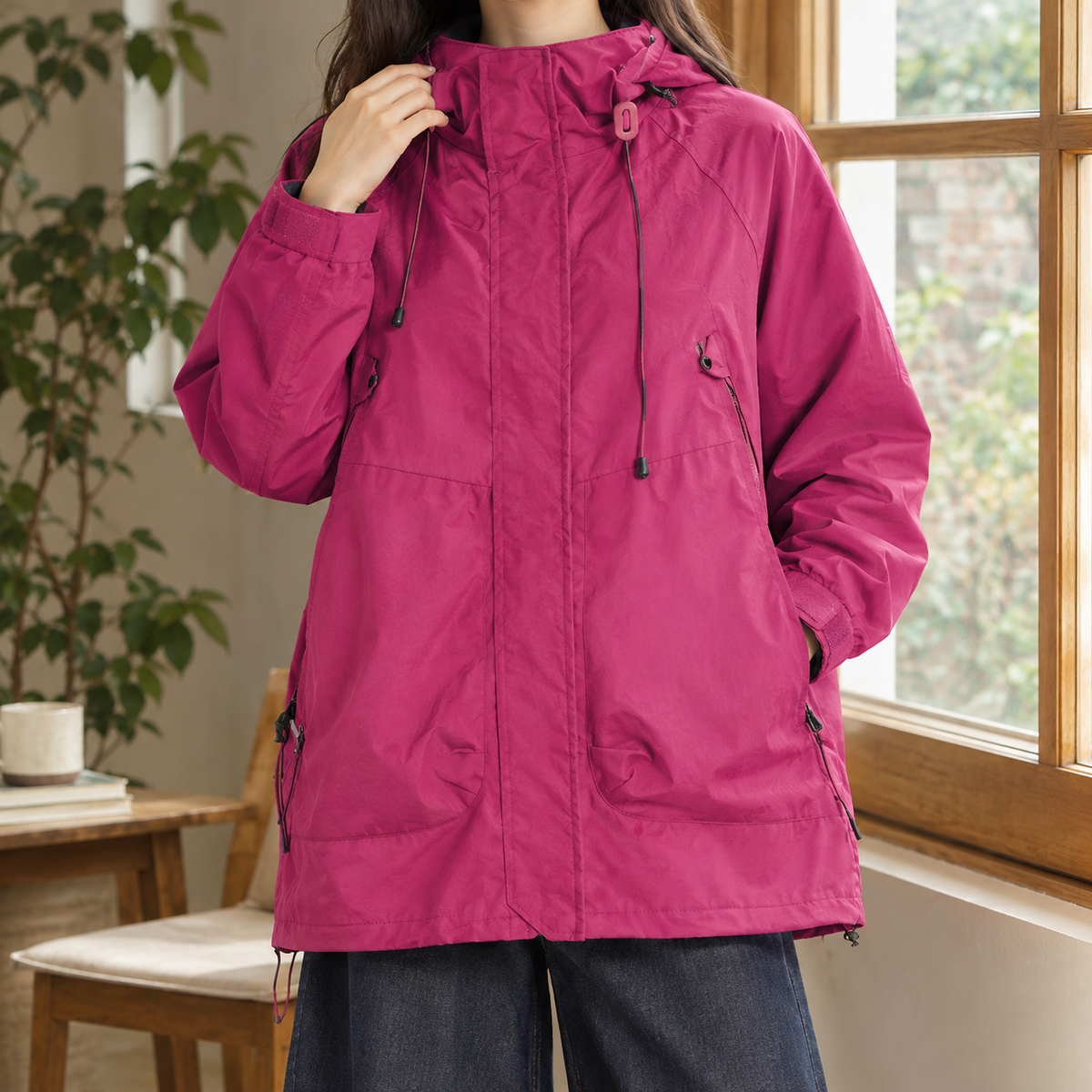 Arwen Hooded Utility Jacket