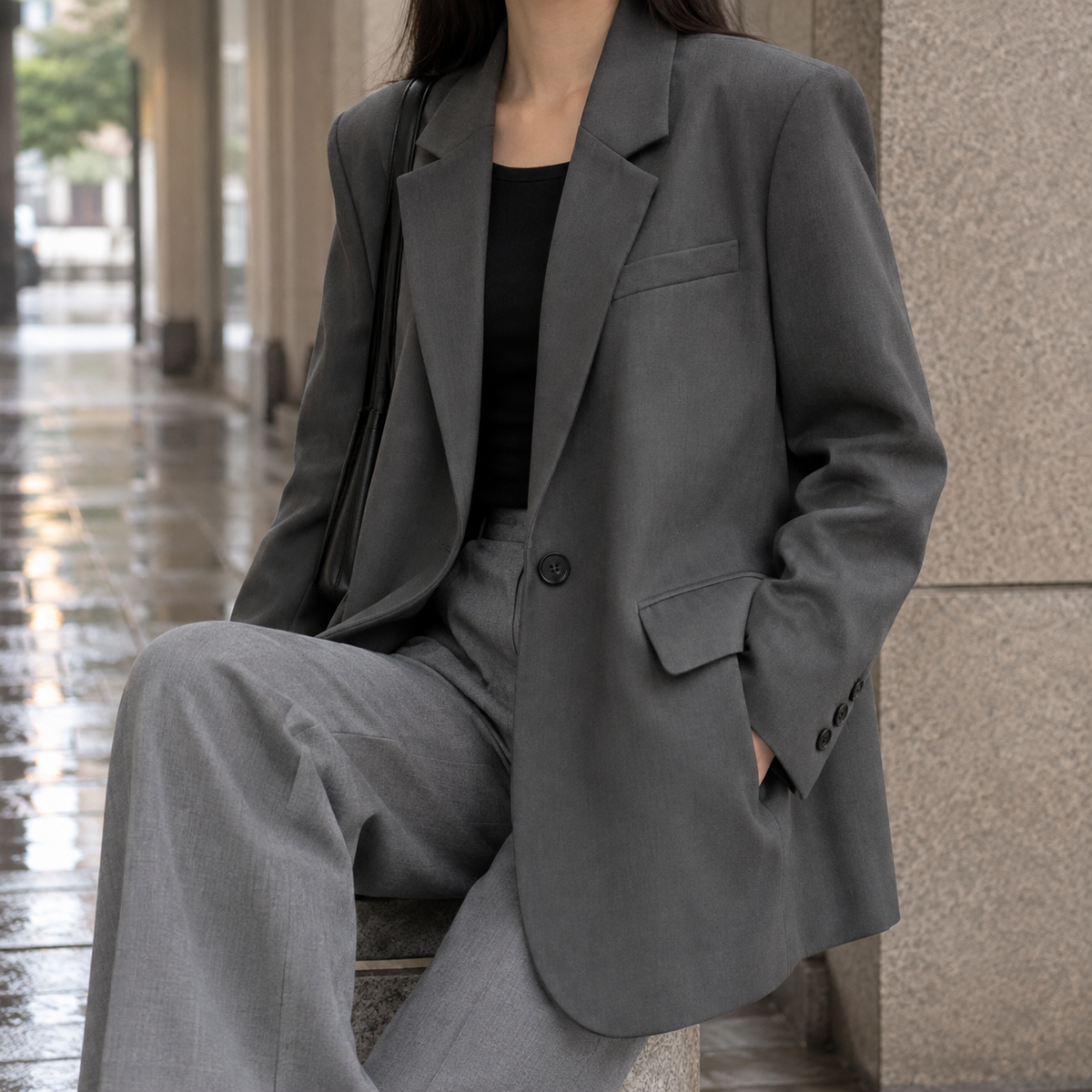 Margot-Pearl Relaxed Blazer