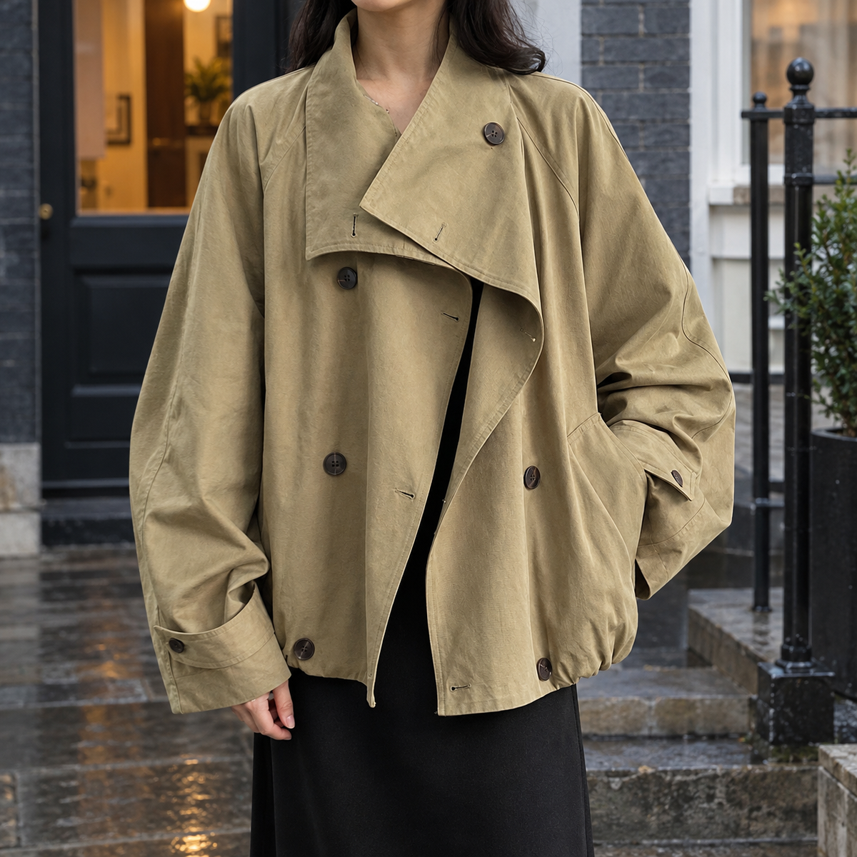 Emery-Marie Double-Breasted Jacket