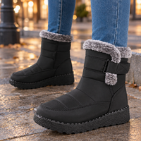 Lucania-Roma Faux Fur-Trim Boots