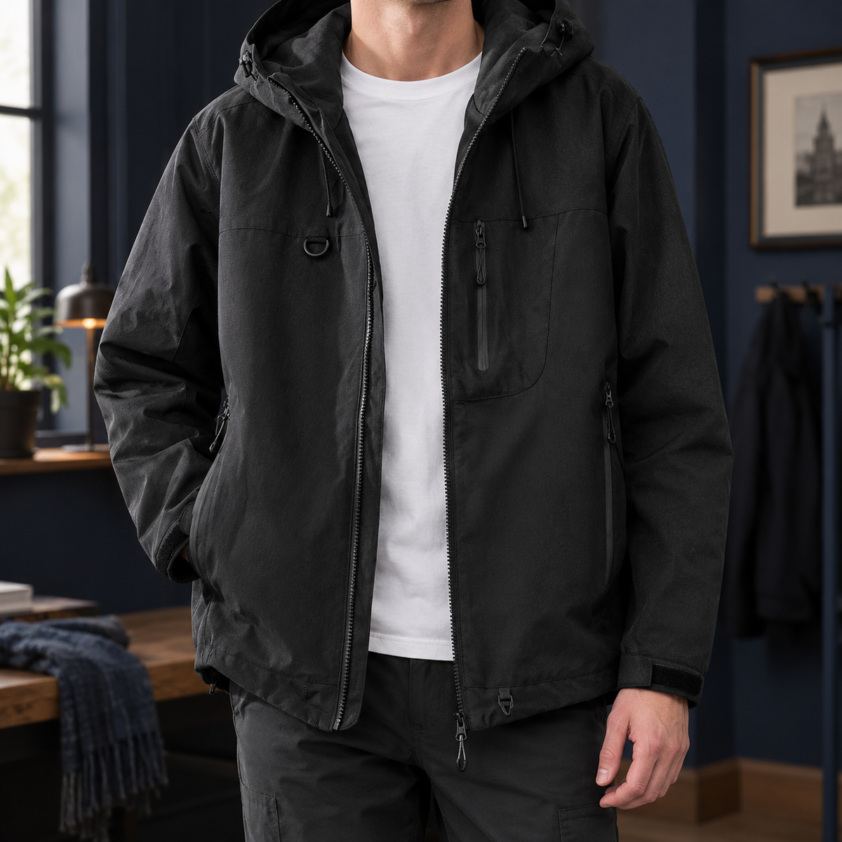 Lancelot-Rhys Hooded Jacket