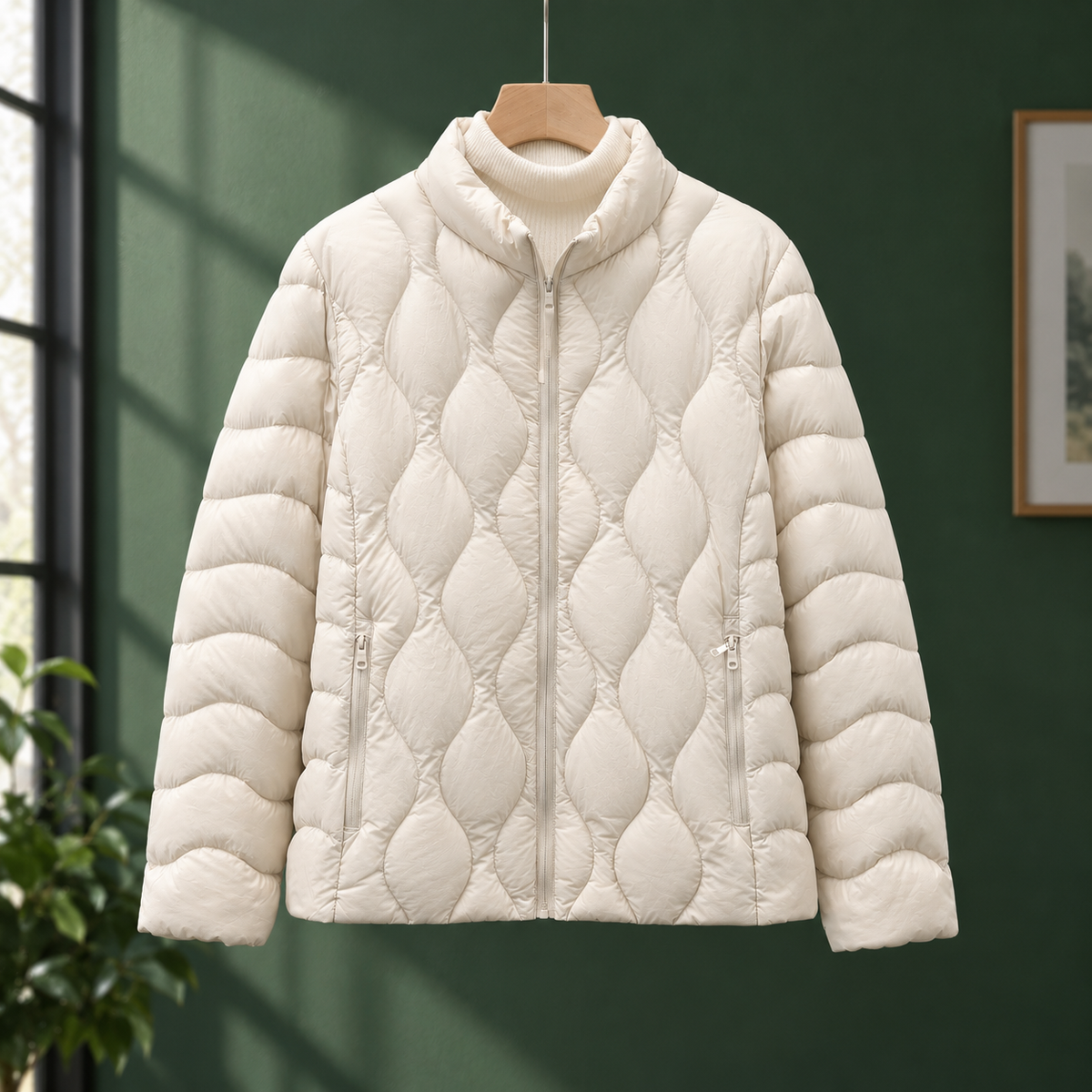Melisande-Jade Quilted Jacket