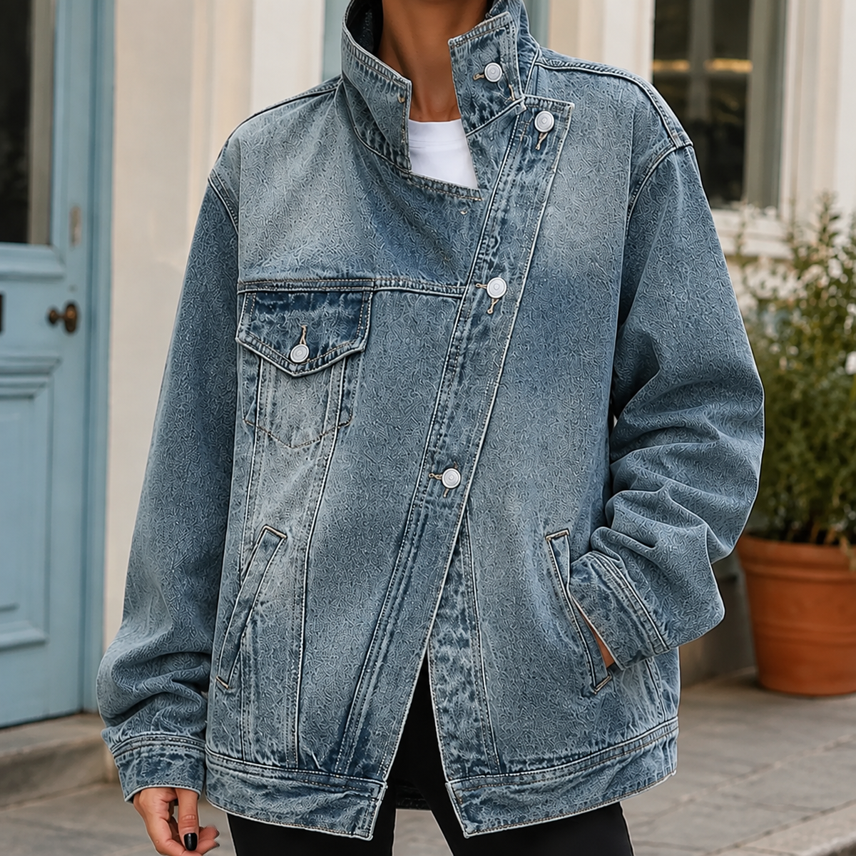 Francesca Asymmetric Jacket