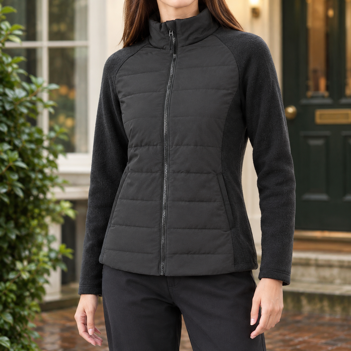 Desiree-Jane Quilted Panel Jacket