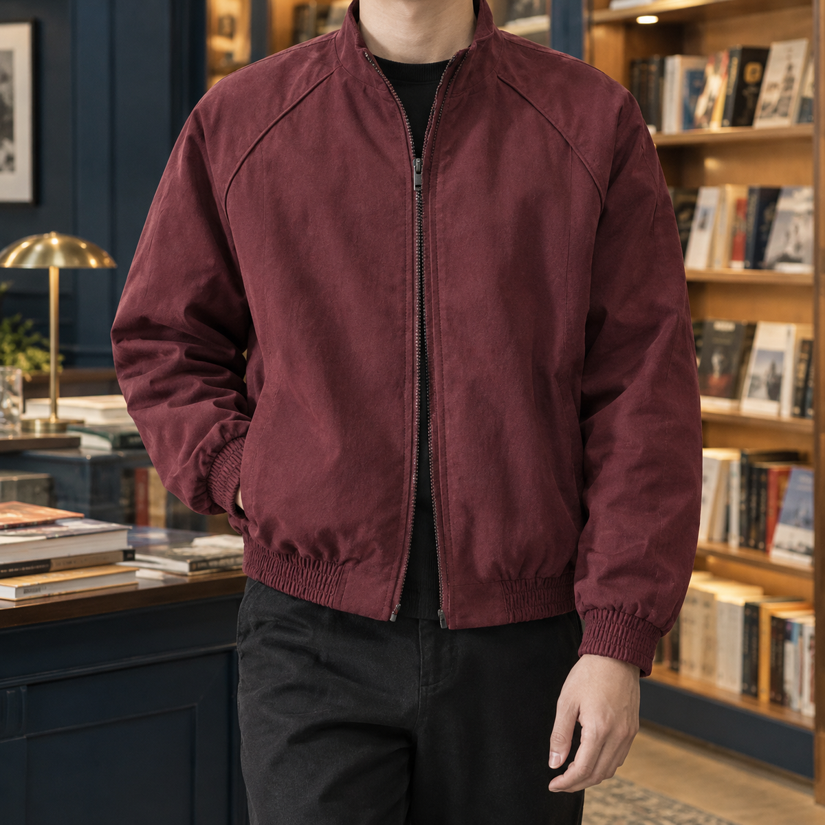 George Stand Collar Jacket