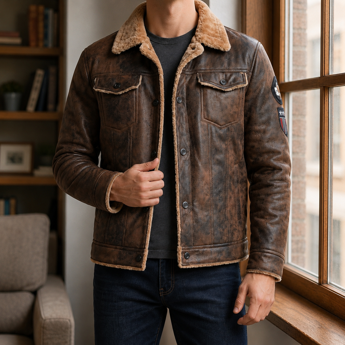 Griffin-Jude Fleece-Lined Jacket