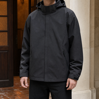 Frank-Grey Hooded Jacket