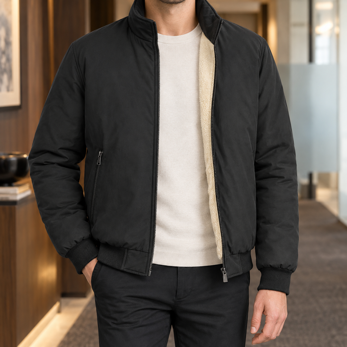 Oberon-Grant Stand Collar Jacket