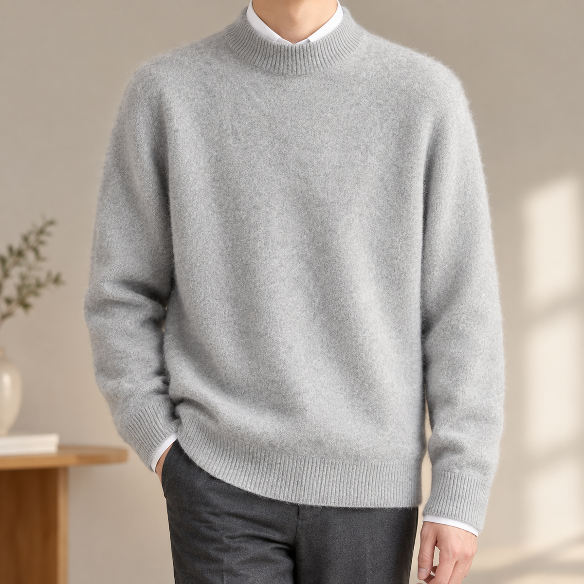 Mateo-Reid Mock Neck Sweater