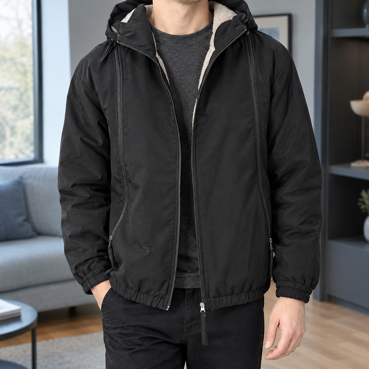 Arthur-Dean Fleece-Lined Jacket