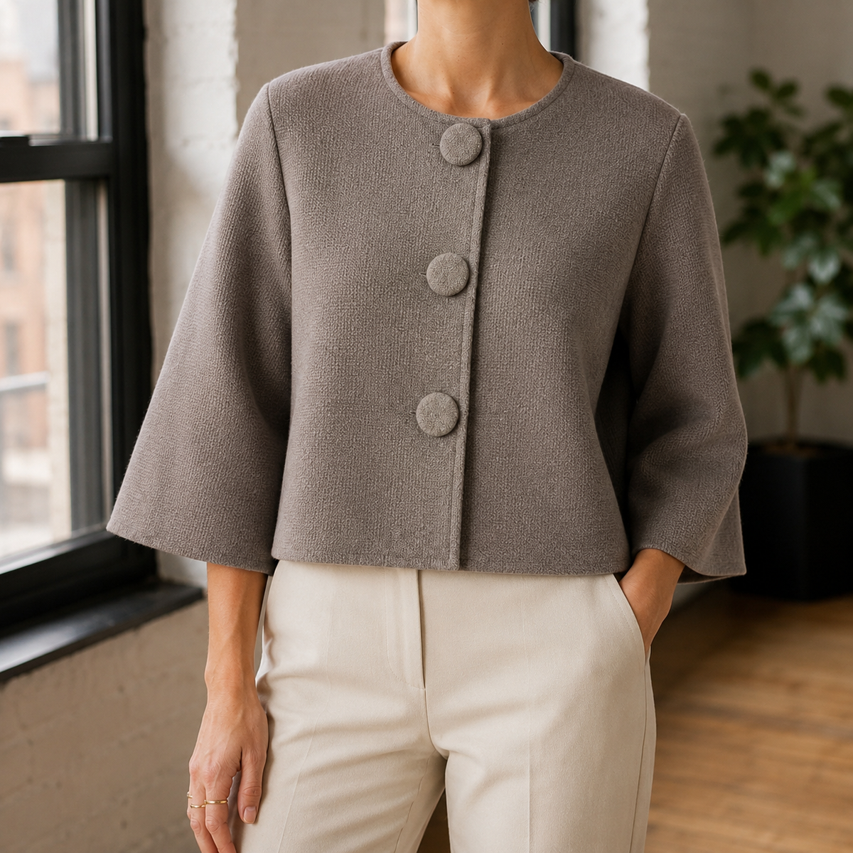 Portia-Marie Fine Knit Jacket