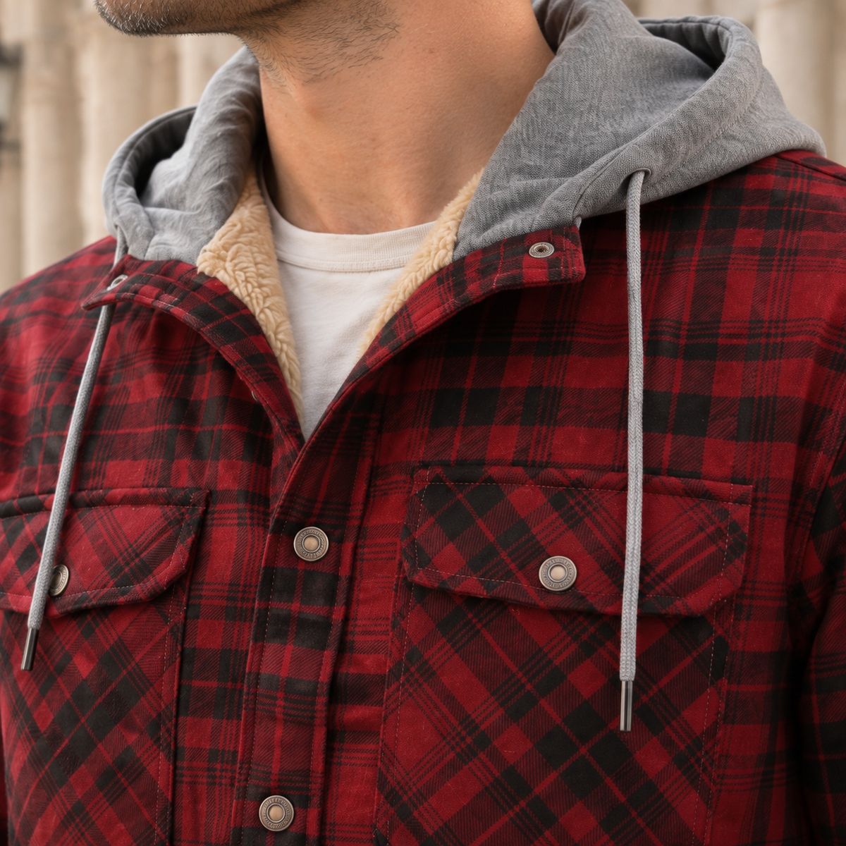 Tristan-Rhys Sherpa-Lined Jacket
