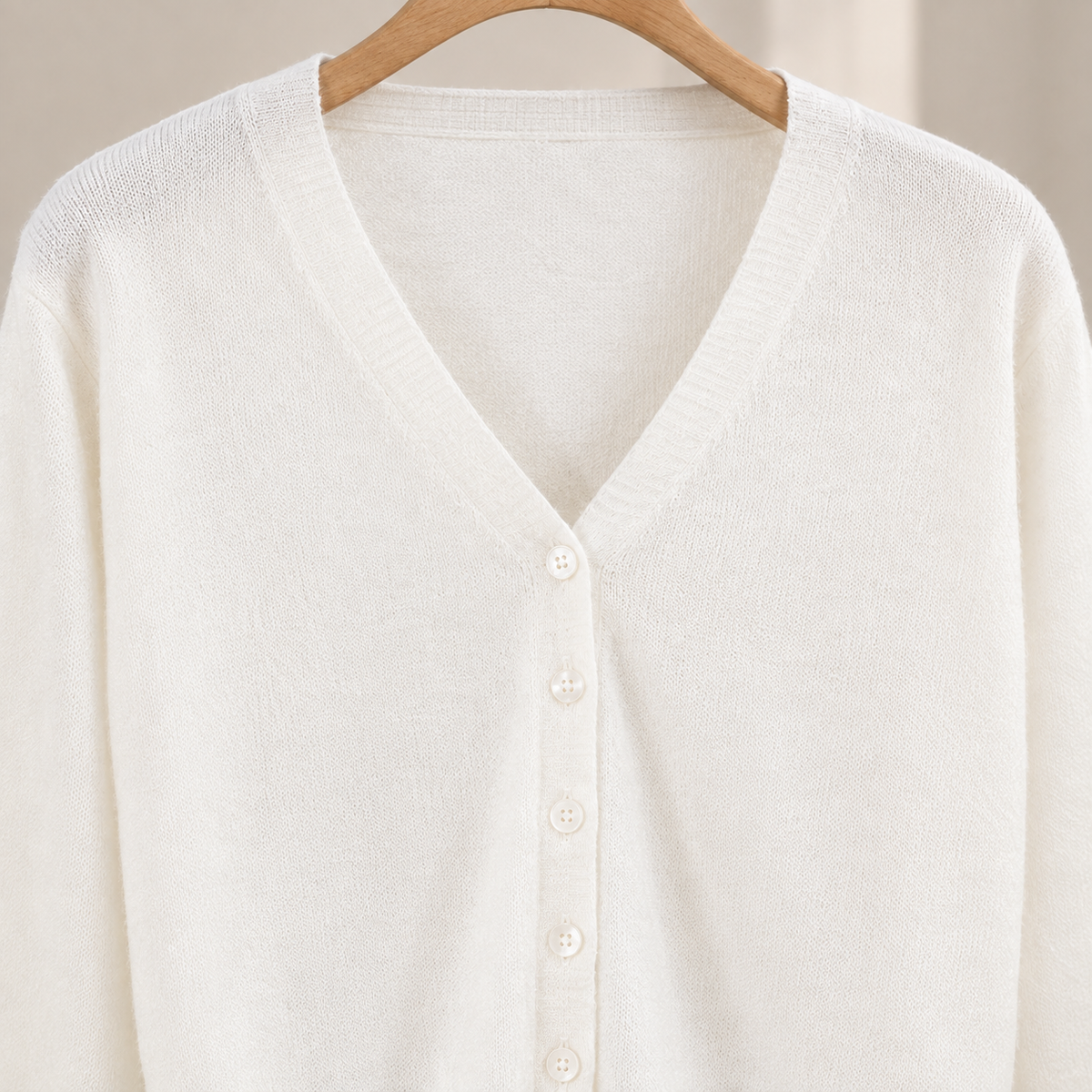 Pomeline-June V Neck Cardigan