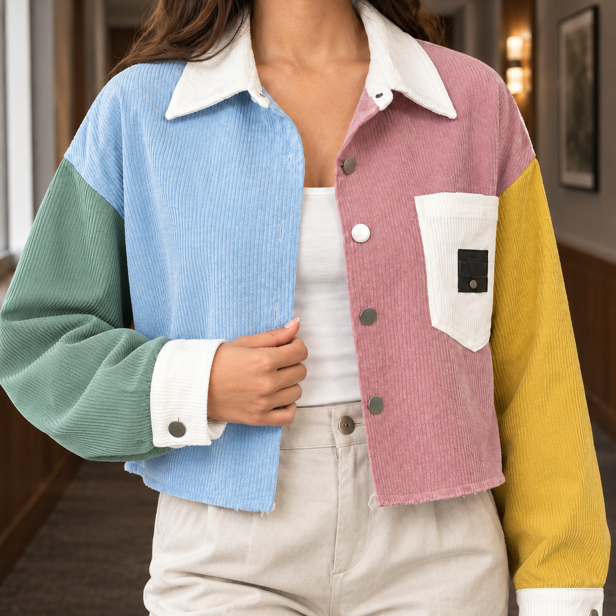 Natalie Colorblock Jacket