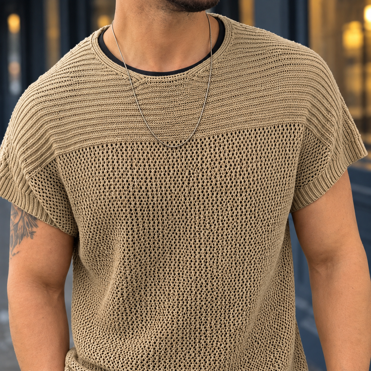 Fraser Open-Knit Top