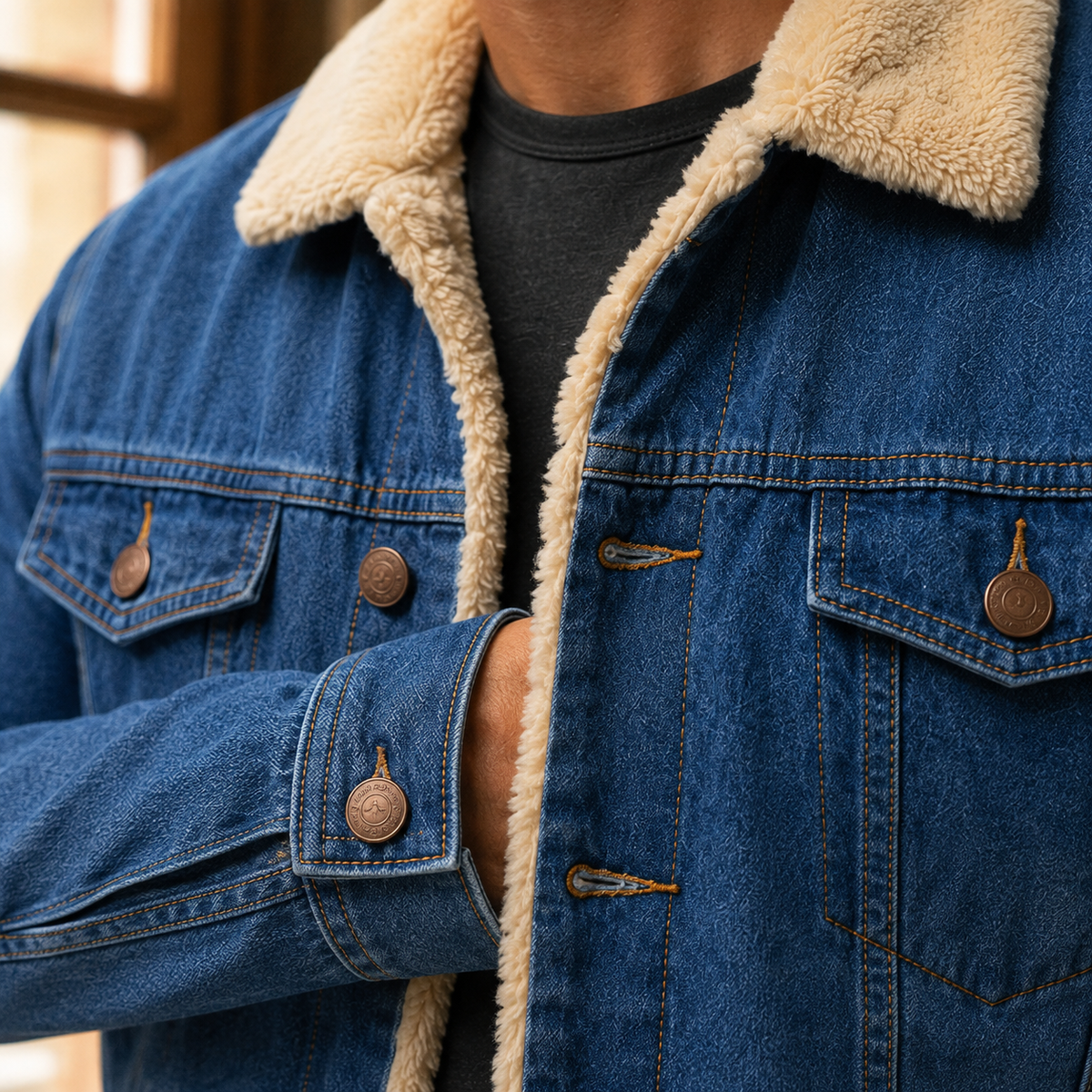 Jasper-Scott Lined Denim Jacket