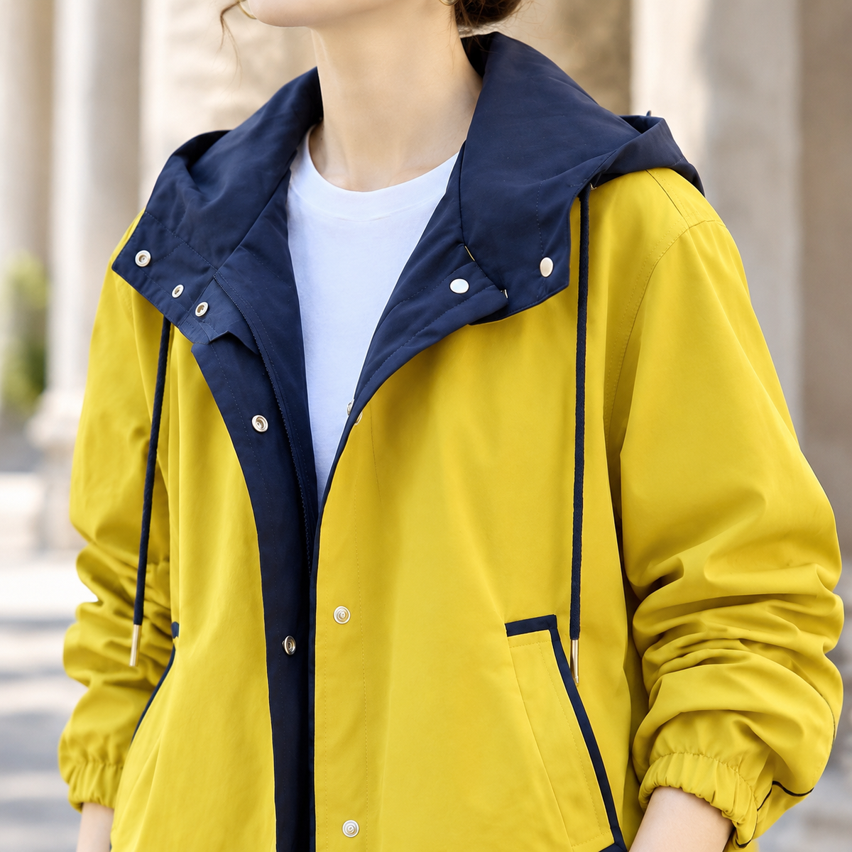 Halcyon-Louise Color Block Jacket