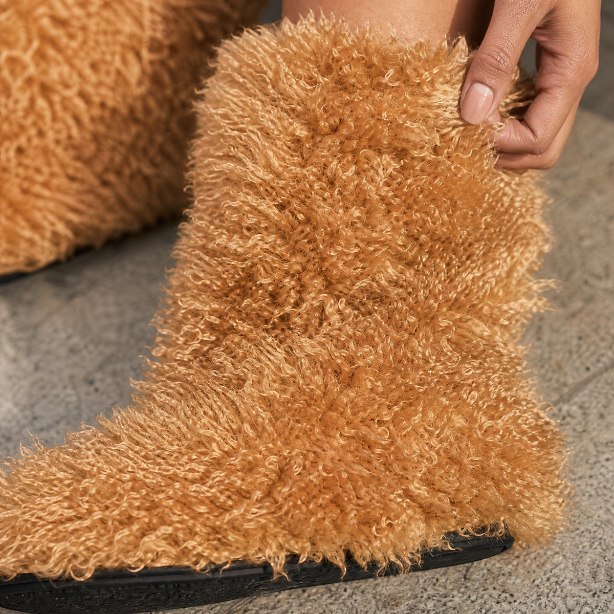 Melfi-Siena Shaggy Boots