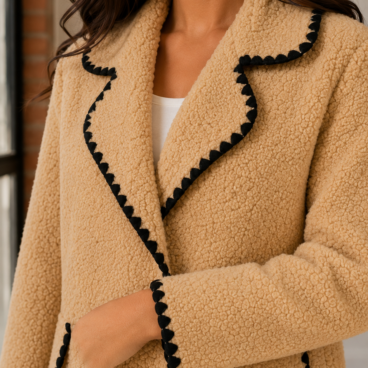 Perla-Kate Contrast Trim Jacket